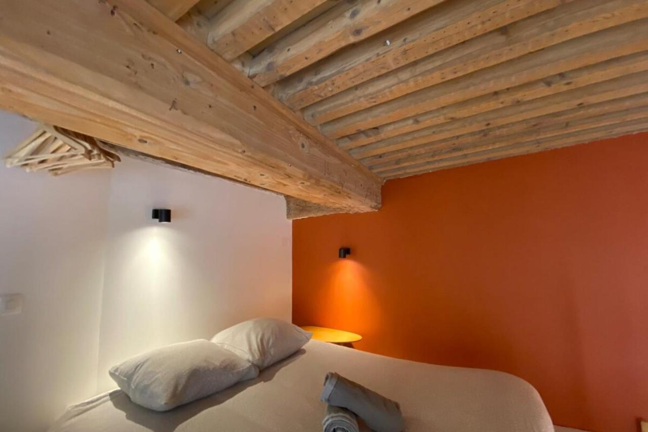 Charming With Exposed Beams Ainay District Appartement